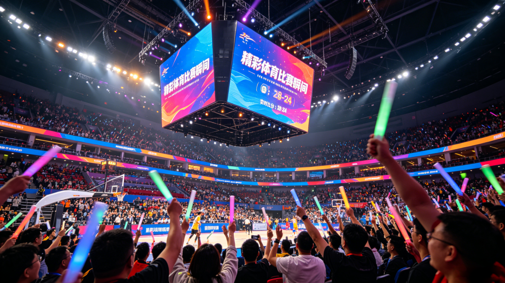 Real project collage of LED display screen in retail store, sports venue, airport and corporate event hall