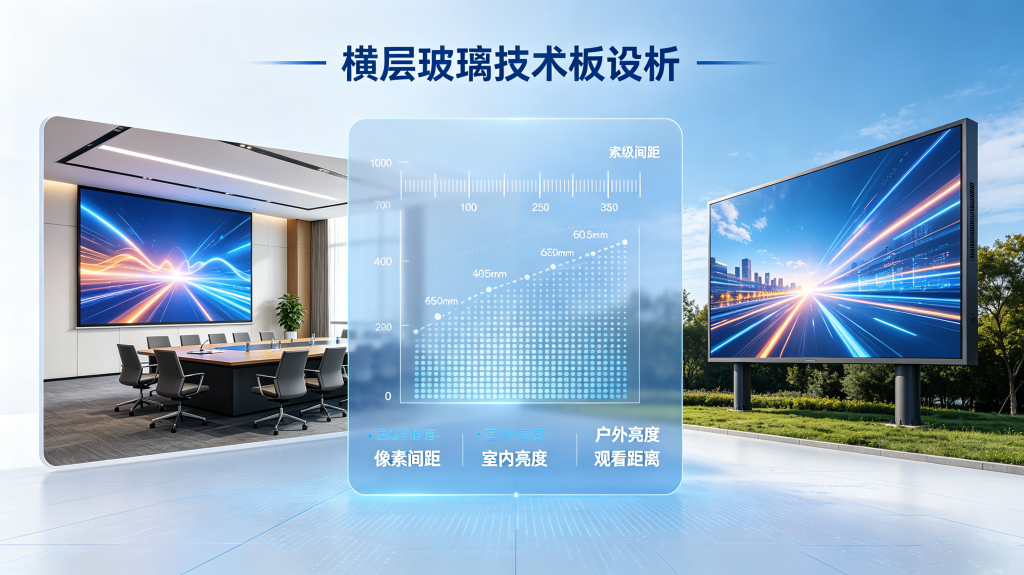 Pixel pitch and brightness comparison for indoor and outdoor Screen LED Display selection	