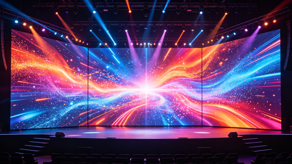 LED Wall applied in stage performance, shopping mall, conference room and stadium full commercial scenarios