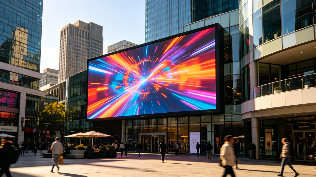 LED signage display for modern business visual marketing