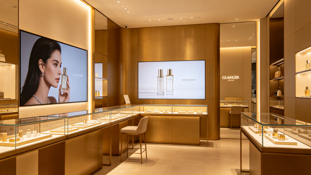 Intelligent LED signage display remote content update