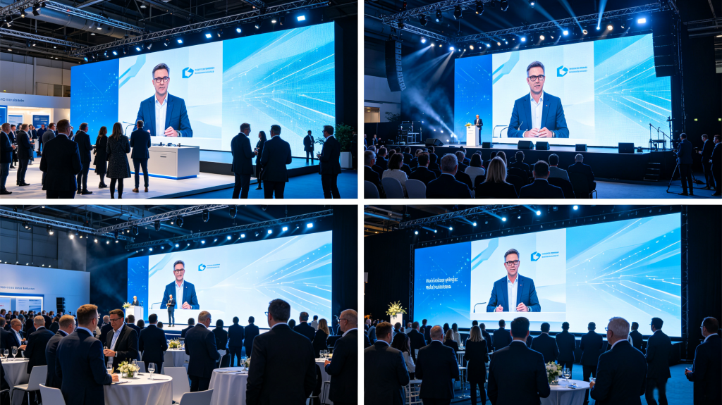 LED display rental applications for trade shows, concerts, corporate events, weddings and sports venues	