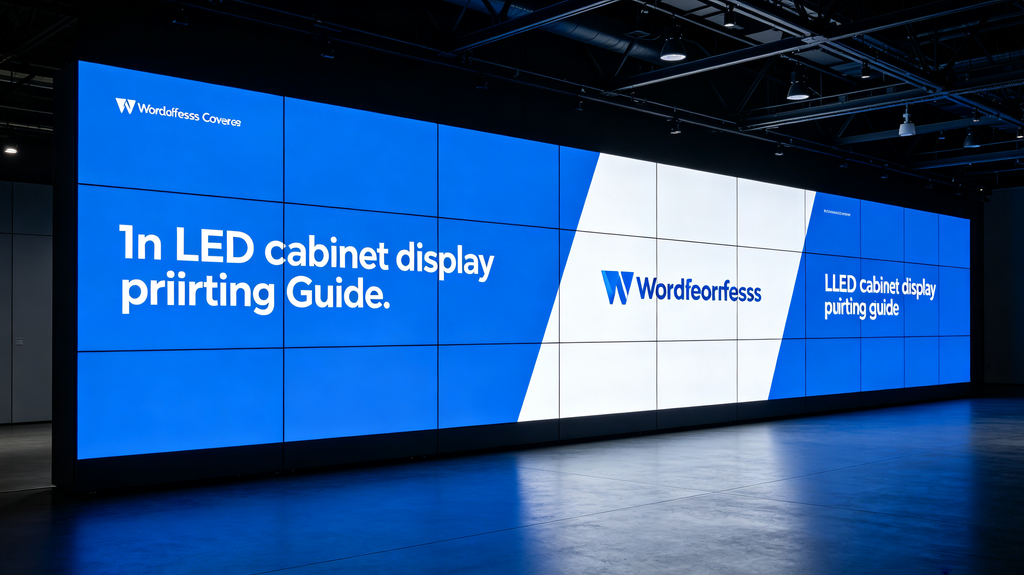 LED cabinet display quotation and supplier comparison