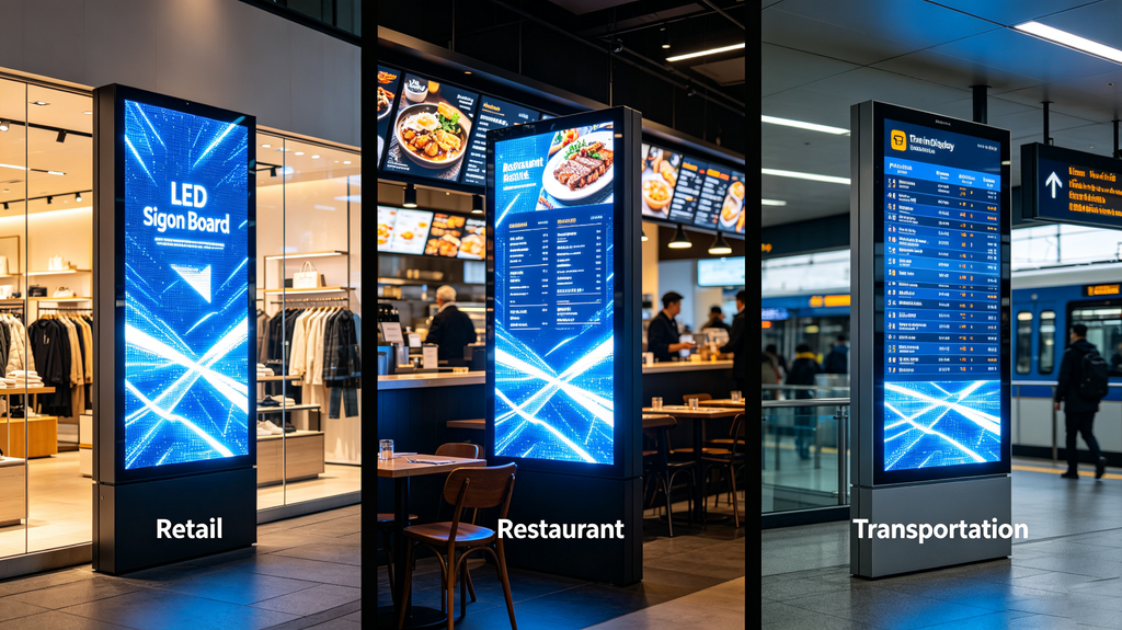 LED sign board mounting and waterproofing details