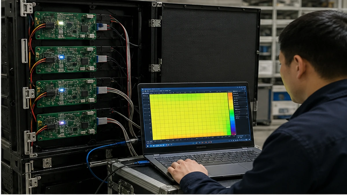 P3 LED display brightness calibration guide: indoor P3 LED wall and colorimeter calibration overview